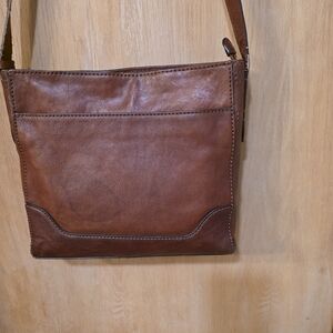 Frye Brown Leather Women's Shoulder Bag